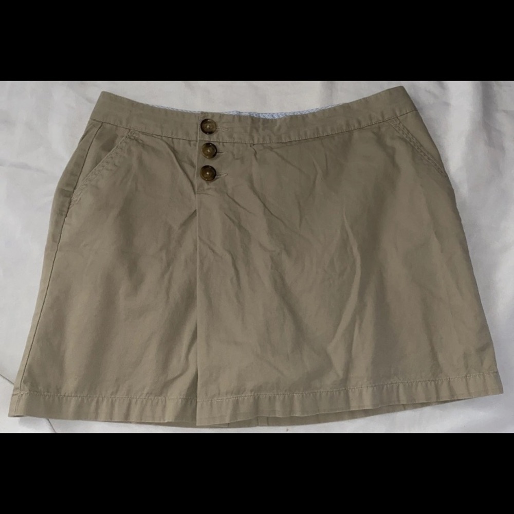 Lands End Skort Khaki Women’s Size 14